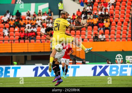 ABIDJAN, ELFENBEINKÜSTE - 14. JANUAR; Ricardo Martins Guimaraes aus Mosambik beim Spiel TotalEnergies Caf Africa Cup of Nations (Afcon 2023) BE Stockfoto