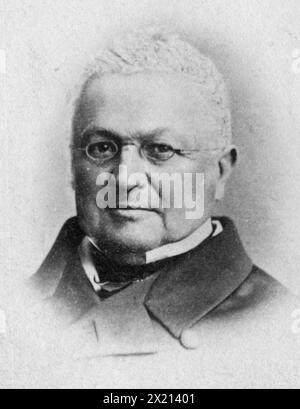 Thiers, Adolphe, 16.4.1797 - 3,9.1877, französischer Politiker und Historiker, carte-de-visite, um 1860, ADDITIONAL-RIGHTS-CLEARANCE-INFO-NOT-AVAILABLE Stockfoto