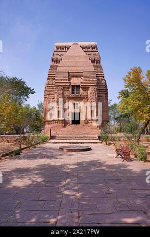 TeLi Ka Mandir, Fort Complex, Gwalior, Madhya Pradesh, Indien Stockfoto