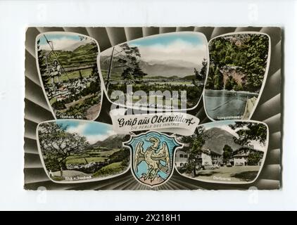 Geographie / Reisen, Deutschland, Städte und Gemeinden, Oberaudorf, Ansichtskarte, 1960, ADDITIONAL-RIGHTS-CLEARANCE-INFO-NOT-AVAILABLE Stockfoto