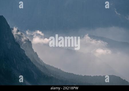 Geissler Group und Seceda im Herbst, Gröden, Bozen, Südtirol, Italien Stockfoto