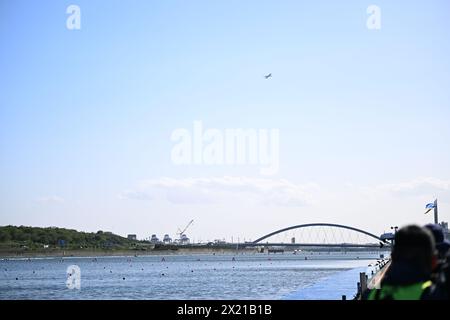 Sea Forest Waterway, Tokio, Japan. April 2024. Allgemeine Ansicht, 19. APRIL 2024 - Canoe Sprint : 2024 ACC Canoe Sprint Asienmeisterschaften & Paris 2024 Canoe Sprint Asiatische Qualifikation C2 Frauen 500 m Finale am Sea Forest Waterway, Tokio, Japan. Quelle: MATSUO.K/AFLO SPORT/Alamy Live News Stockfoto