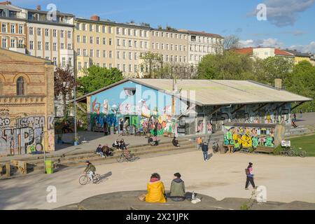 Görlitzer Park, Kreuzberg, Friedrichshain-Kreuzberg, Berlin, Deutschland *** Görlitzer Park, Kreuzberg, Friedrichshain Kreuzberg, Berlin, Deutschland Stockfoto