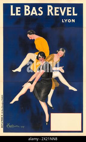 Le Bas Revel, Lyon (1929). Modeposter. Leonetto Cappiello Kunstwerk Stockfoto