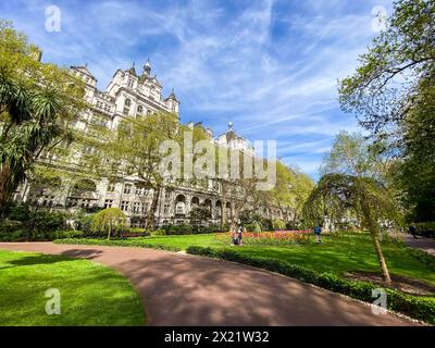 London, Großbritannien. April 2024. Das Cyndit-Denkmal in den Victoria Embankment Gardens, Whitehall Extension in London. (Credit Image: © Mairo Cinquetti/SOPA images via ZUMA Press Wire) NUR REDAKTIONELLE VERWENDUNG! Nicht für kommerzielle ZWECKE! Stockfoto