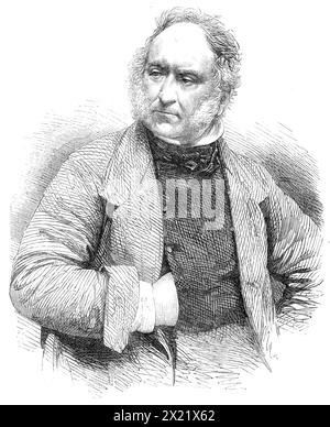 Der verstorbene J. F. Herring, Tiermaler, 1865. "Was Rennpferde und reine Farmhofffächer betrifft, so war Mr. Herring unübertroffen... Er war amerikanisch-holländischer Herkunft... und lehrte sich selbst durch Stealth in seinem Schlafzimmer, nachdem die Familie ins Bett gegangen war... erhielt viele Aufträge für Coaching-Bilder, von denen eins 50 gs brachte. und er hatte auch mit Filho da Puta begonnen, diese Serie von St. Leger-Gewinner, die ihn bald zu Ruhm verholfen... drei oder vier Jahre lang [gegen Ende seines Lebens] war er ein großer Asthma- und Tropfenleiden, und nichts als der unbezwingbarste Stockfoto