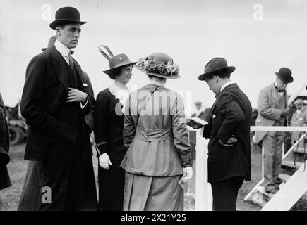 Marion Hollins, 1913. Zeigt die Pferderin und Golfmeisterin Marion Hollins (1892-1944). Stockfoto