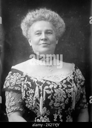 Mrs. Judson Harmon, 1910. Zeigt Porträt von Olive (Olivia) Scobey Harmon. Stockfoto