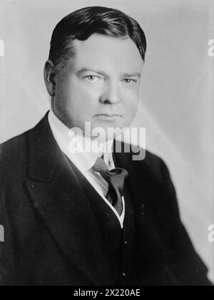 Herbert Hoover, 1917. Zeigt Präsident Herbert Hoover (1874–1964). Stockfoto