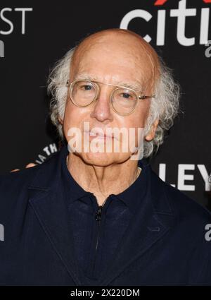 Hollywood, Kalifornien, USA. April 2024. Larry David kommt am 18. April 2024 im Dolby Theatre im Paley fest LA 2024 in Hollywood, Kalifornien, an. Quelle: Jeffrey Mayer/Media Punch/Alamy Live News Stockfoto