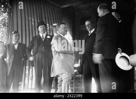 Roosevelt in Oyster Bay, 1912. Stockfoto