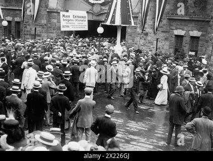 1912 Democratic National Convention im Fifth Regiment Armory, Baltimore, Maryland, vom 25. Juni bis 2. Juli. Stockfoto