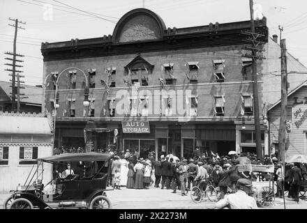 Theodore Roosevelt in N.J., zwischen 1910 und 1915. Stockfoto