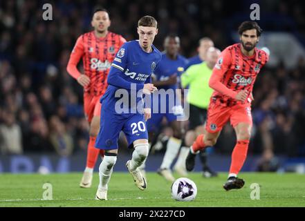 Cole Palmer aus Chelsea. - Chelsea gegen Everton, Premier League, Stamford Bridge Stadium, London, Großbritannien - 15. April 2024. Nur redaktionelle Verwendung – es gelten Einschränkungen für DataCo. Stockfoto