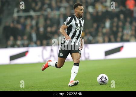 Jacob Murphy aus Newcastle - Newcastle United / Everton, Premier League, St James' Park, Newcastle upon Tyne, Großbritannien - 2. April 2024 nur redaktionelle Verwendung - es gelten Einschränkungen bei DataCo Stockfoto