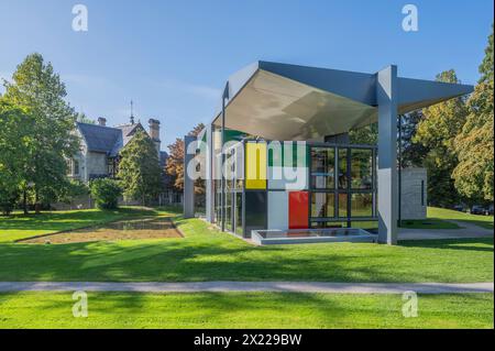 Le Corbusier Pavillon, Heidi Weber Haus, Zürich, Schweiz Stockfoto