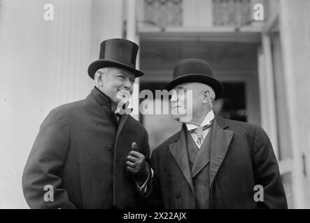 A.S. Burleson, Franklin Lane, zwischen 1910 und 1915. Stockfoto