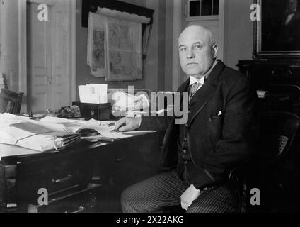 Secy Franklin Lane, zwischen 1910 und 1915. Stockfoto