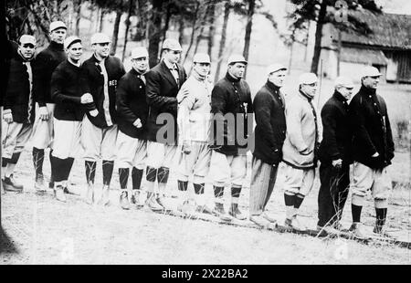 Red Sox beim Frühjahrstraining, Hot Springs, AR (Baseball), 1912. Stockfoto