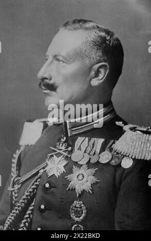 Kaiser Wilhelm, zwischen 1910 und 1915. Zeigt Kaiser Wilhelm II. Von Deutschland (1859-1941). Stockfoto