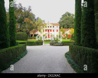 Blick auf Villa Caprera in Castello di Godego, Treviso, Italien Stockfoto