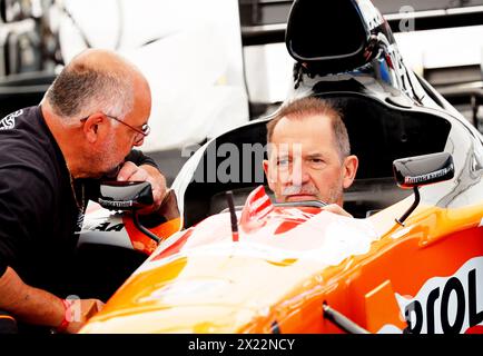 Le Castellet, Frankreich. April 2024. © PHOTOPQR/NICE MATIN/Frank Muller ; Le castellet ; 19/04/2024 ; Circuit paul ricard GP Prix de France Historique au Castellet du 19 au 21 avril 2024 stephane de Groodt - historischer großer Preis von Frankreich 19.-20.-21. April 2024 | Circuit Paul Ricard Credit: MAXPPP/Alamy Live News Stockfoto