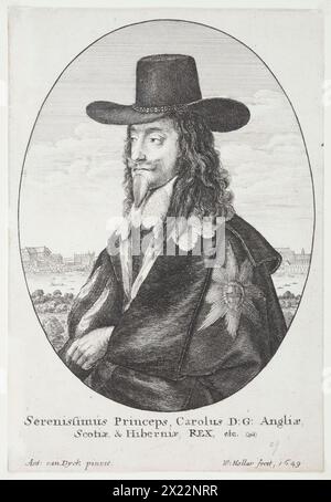 Karl I., 1649. Stockfoto