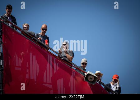 Barcelona, Spanien. April 2024. Viertelfinale ATP 500 Barcelona Open Banc Sabadell 2024 Spiel im Real Club de Tenis de Barcelona, Spanien am 19. April 2024. Foto von Felipe Mondino Credit: Unabhängige Fotoagentur/Alamy Live News Stockfoto