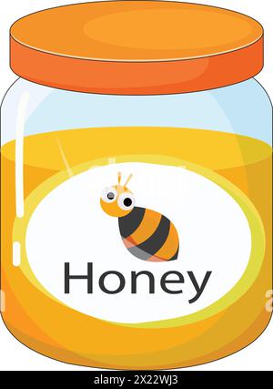 Darstellung des Honigvektors Stock Vektor