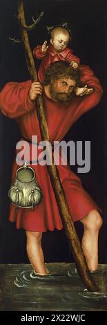 Saint Christopher (Äußerer Linker Flügel), 1514. Stockfoto