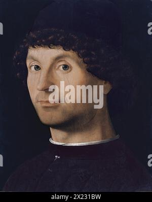 Porträt eines Mannes, 1472. Stockfoto