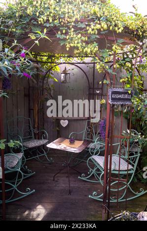 Cafe Seelchen, Halbinsel Gnitz, Usedom, Ostseeküste, Mecklenburg Vorpommern, Deutschland Stockfoto