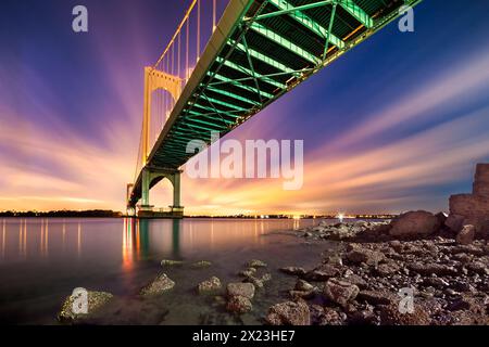 Bronx Whitestone Bridge Stockfoto