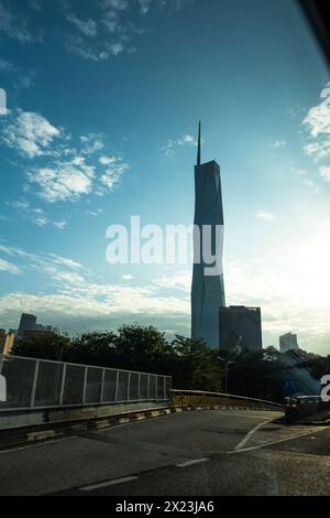 Malaysia Kuala Lumpur 17.2.2024 Warisan Merdeka Tower KL118 Jalan Kuching Stockfoto