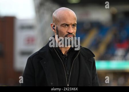 Jamie Jones-Buchanan Sky Sportsexperte vor dem Spiel Leeds Rhinos vs Huddersfield Giants im Headingley Stadium, Leeds, Großbritannien, 19. April 2024 (Foto: Craig Cresswell/News Images) in, 19. April 2024. (Foto: Craig Cresswell/News Images/SIPA USA) Credit: SIPA USA/Alamy Live News Stockfoto