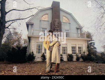 James Brolin, Margot Kidder, am Set des Films The Amityville Horror, American International Pictures, 1979 Stockfoto