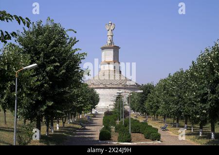 Adamclisi, Rumänien, Rumänien; Tropaeum Traiani; Trajans Trophäe Stockfoto