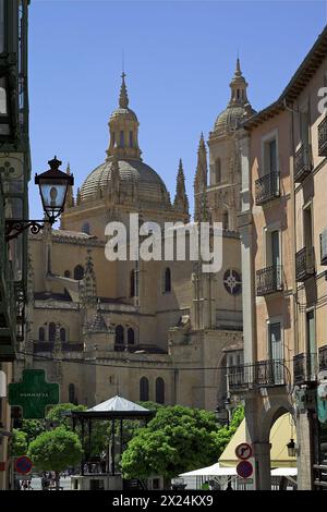 Segovia, Spanien España Spanien; Catedral de Nuestra Señora de la Asunción y de San Frutos; Kathedrale unserer Lieben Frau von der Himmelfahrt und des Heiligen Fructus Stockfoto