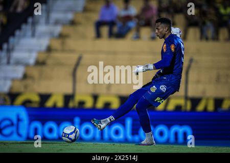 Novo Horizonte, Brasilien. April 2024. SP - NOVO HORIZONTE - 04/19/2024 - BRASILEIRO B 2024, NOVORIZONTINO x CRB - Jordi, Novorizontino Spieler während eines Spiels gegen CRB im Jorge Ismael de Biasi Stadion für die brasilianische B 2024 Meisterschaft. Foto: Pedro Zacchi/AGIF (Foto: Pedro Zacchi/AGIF/SIPA USA) Credit: SIPA USA/Alamy Live News Stockfoto