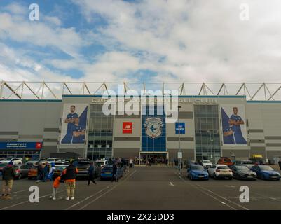 Das Cardiff City Stadium ist das Heimstadion des Cardiff City Football Club in Wales, Großbritannien Stockfoto