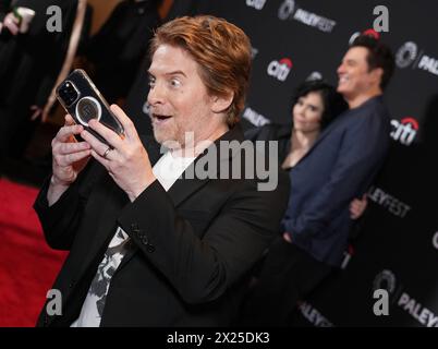 Los Angeles, USA. April 2024. (L-R) Seth Green, Alex Borstein und Seth MacFarlane beim PaleyFest LA 2024 - 25. Jahrestag der FAMILIE im Dolby Theatre in Hollywood, KALIFORNIEN am Freitag, 19. April 2024. (Foto: Sthanlee B. Mirador/SIPA USA) Credit: SIPA USA/Alamy Live News Stockfoto