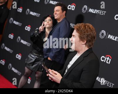 Los Angeles, USA. April 2024. (L-R) Alex Borstein, Seth MacFarlane und Seth Green beim PaleyFest LA 2024 - 25. Jahrestag der FAMILIE im Dolby Theatre in Hollywood, KALIFORNIEN am Freitag, 19. April 2024. (Foto: Sthanlee B. Mirador/SIPA USA) Credit: SIPA USA/Alamy Live News Stockfoto