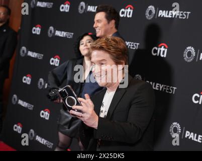 Los Angeles, USA. April 2024. (L-R) Alex Borstein, Seth MacFarlane und Seth Green beim PaleyFest LA 2024 - 25. Jahrestag der FAMILIE im Dolby Theatre in Hollywood, KALIFORNIEN am Freitag, 19. April 2024. (Foto: Sthanlee B. Mirador/SIPA USA) Credit: SIPA USA/Alamy Live News Stockfoto