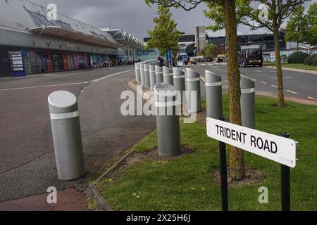 Birmingham Airport, England 19. April 2024 - GV's vom Birmingham BHX Airport in England. Quelle: Stop Press Media/Alamy Live News Stockfoto