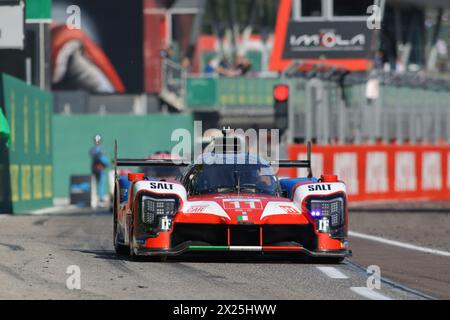 Imola, Italien. Am 19. April 2024 treffen sie auf die Free Practice 2 während der FIA Langstrecken-Weltmeisterschaft WEC 6 Stunden von Imola Italien 2024 19. April, Imola, Italien Credit: Independent Photo Agency/Alamy Live News Stockfoto