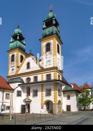 Mariahilf Wallfahrtskirche, Paulinenkloster, Stadt der drei Flüsse Passau, Niederbayern, Bayern, Deutschland Stockfoto