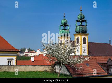 Mariahilf Wallfahrtskirche, Paulinenkloster, Stadt der drei Flüsse Passau, Niederbayern, Bayern, Deutschland Stockfoto