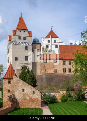 Historisches Schloss Trausnitz in Landshut, Niederbayern, Bayern, Deutschland, Europa Stockfoto