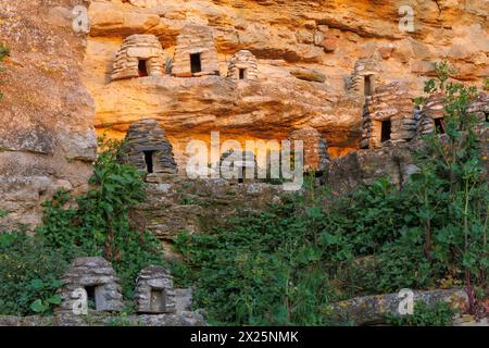 Miniatur-Bories in Lagnes, Vaucluse, Provence, Frankreich Stockfoto