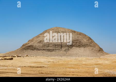 Ägypten, Fayum, Hawara, Pyramide von Amenemhat III Stockfoto